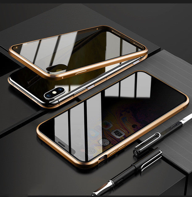 Phone Case Anti-peep Magnetic Protective Shell Magnetic Privacy Glass Case For Phone Phone Case Anti-peep Magnetic Protective Shell Magnetic Privacy Glass Case For Phone